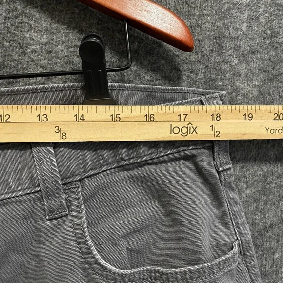 Carhartt Pants‎ Mens 38x30 Gray Rugged Flex Carpenter Canvas Relaxed Fit Utility - Picture 4 of 10